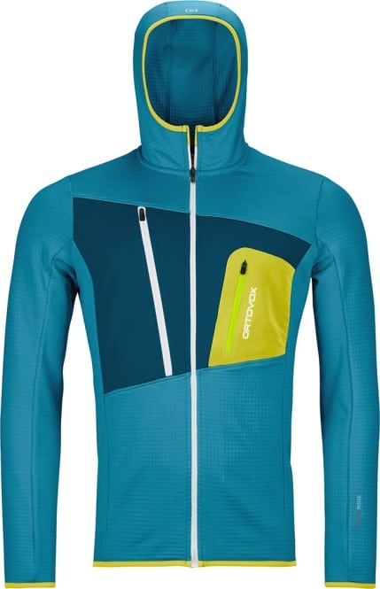 ORTOVOX FLEECE GRID Zip Hoodie